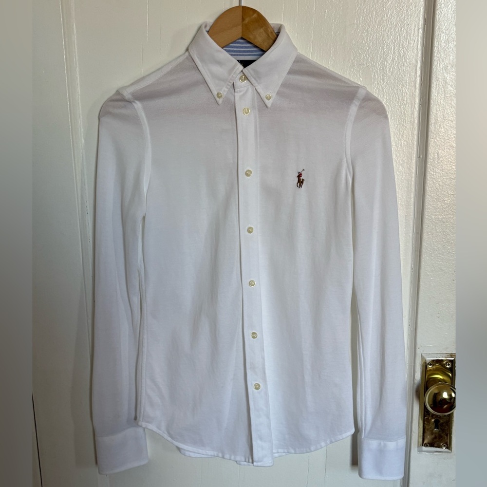 Ralph Lauren Knit Oxford in White